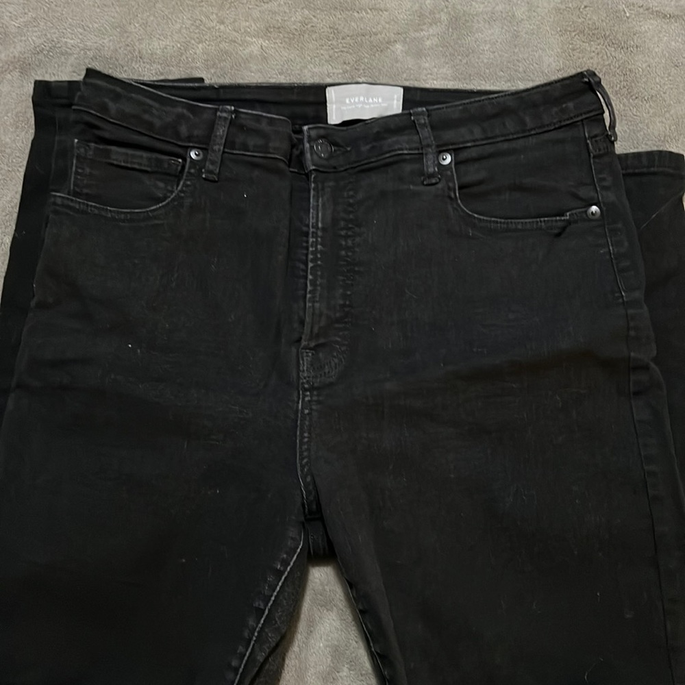 Everlane Never Fade Black Jeans 32 Regular